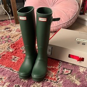 Hunter Tall Hunter Green Rainboots